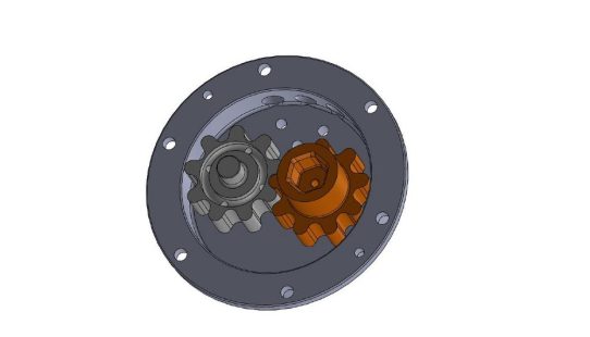 Vollkeramische Zahnradpumpe für Aluminiumschmelzen