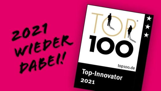 Wir sind TOP 100-Innovator!