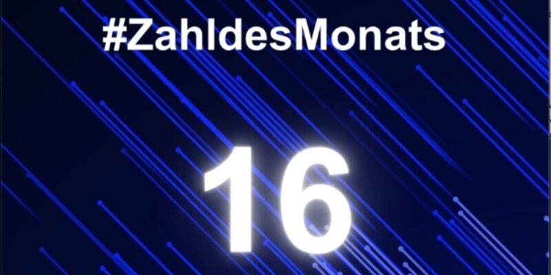#Zahl des Monats: 16