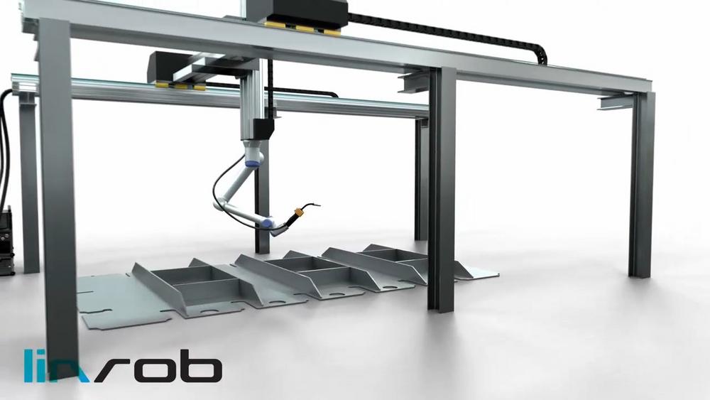 linrob Linearroboter vs. großer Knickarmroboter