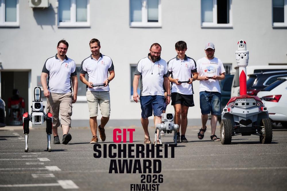Security Robotics im Finale des GIT SECURITY AWARD 2026 – Innovative Sicherheitsroboter für autonome Überwachung und Industrieeinsatz