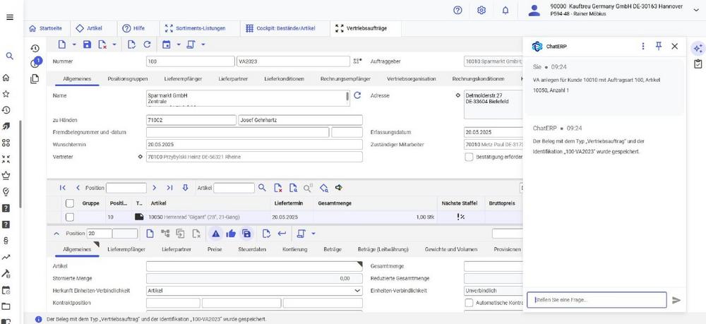 Fertigung trifft KI: VlexPlus macht ERP dialogfähig