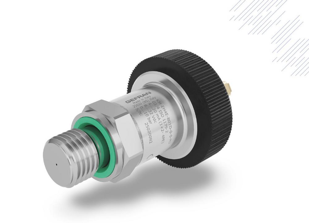 GEFRAN mit neuem Druckmessumformer KM RAIL