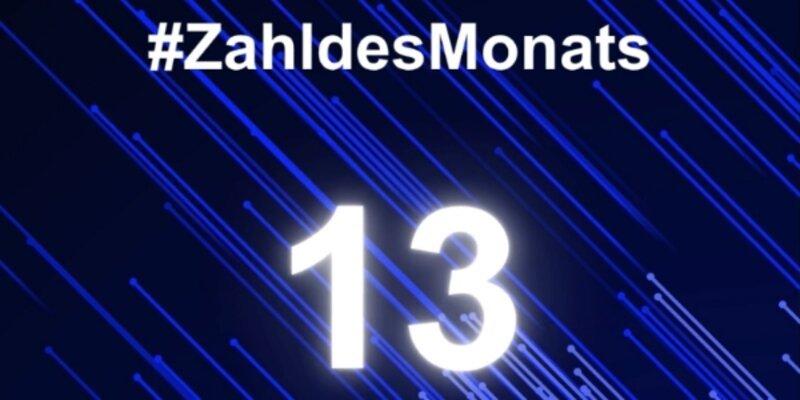#Zahl des Monats: 13