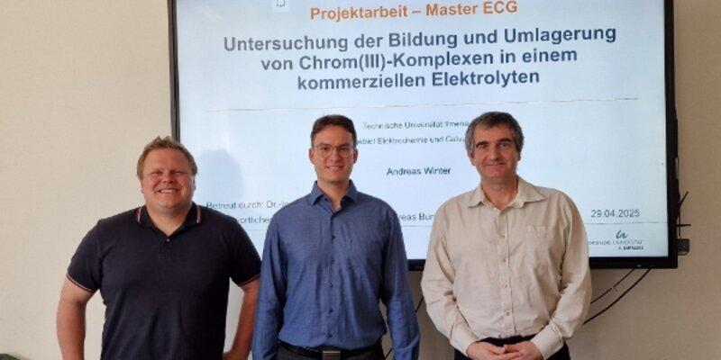 ZVO-Stipendiat verteidigt Projektarbeit
