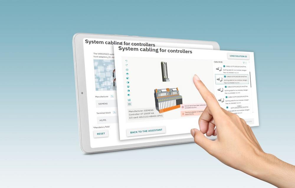 Die richtige Auswahl mit dem neuen Online-Konfigurator für die Systemverkabelung für Steuerungen