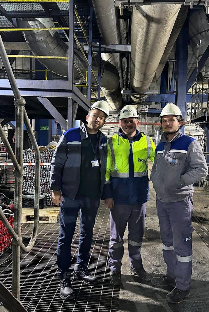 Arbeit im Heizkessel – eine schwierige Renovierung