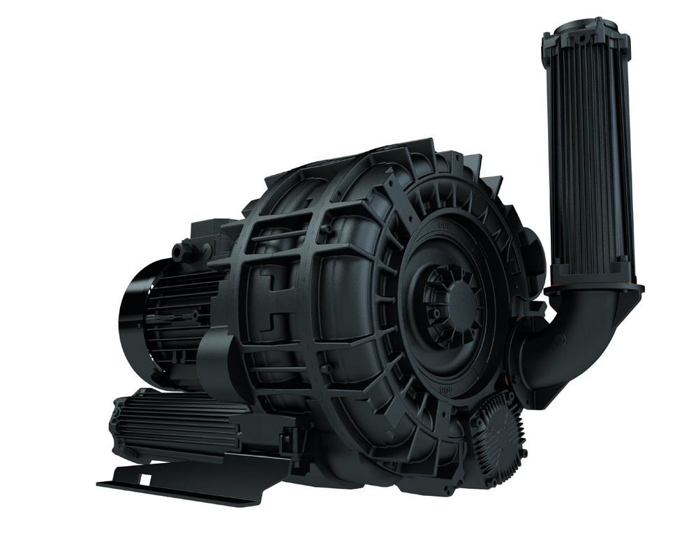 Maximale Leistung für Prozesssicherheit – Seitenkanalverdichter S32-2-1940-25kW-3 für industrielle Absaugtechnik