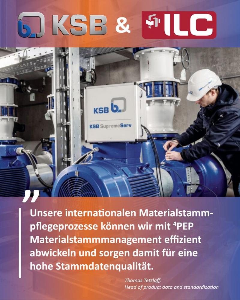 Case Study KSB: Materialstämme und Stücklisten mit ⁴PEP Materialstammmanagement