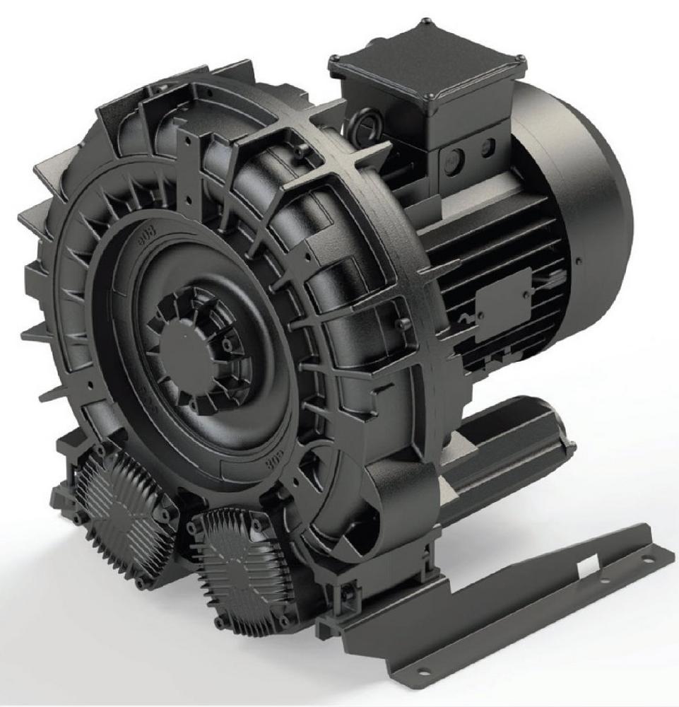 Zweistufiger Seitenkanalverdichter SE07-MD-3,0kW-3 für anspruchsvolle industrielle Vakuumanwendungen