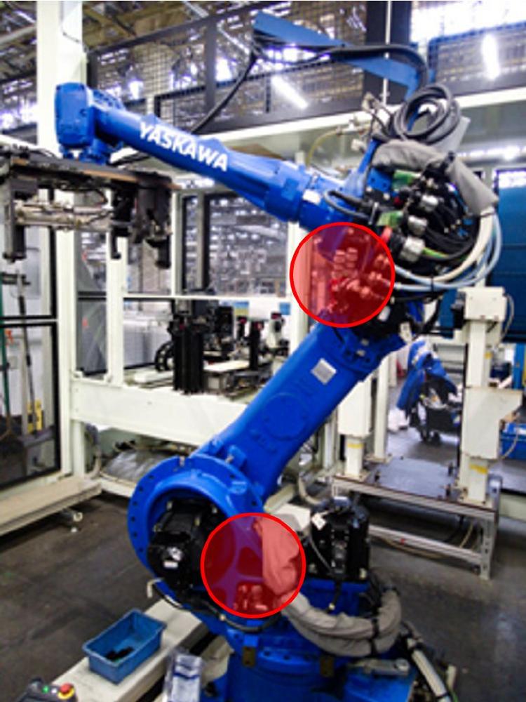 Maxells Festkörperbatteriemodule in Industrierobotern im Subaru-Werk installiert