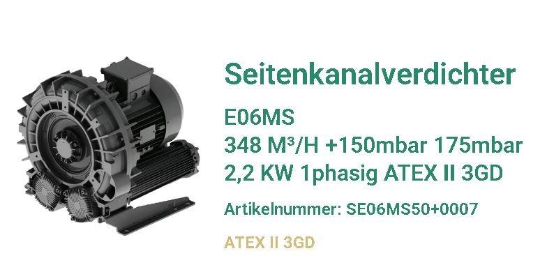 Einsatz des Seitenkanalverdichters E06MS in explosionsgefährdeten Verpackungsprozessen der Lebensmittelindustrie