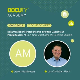 Webinar: „Effiziente Technische Dokumentation mit PLM-Daten aus Siemens Teamcenter im XML-Redaktionssystem“