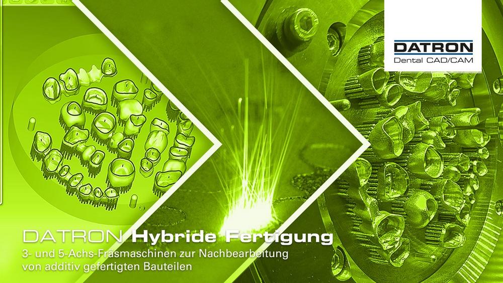 DATRON bietet Prozesslösungen für die Nachbearbeitung lasergeschmolzener, dentaler Implantat-Anwendungen