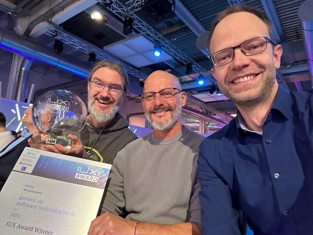 generic.de gewinnt den IUX Award 2025 für die Messsoftware PHIL by Philipp Hafner