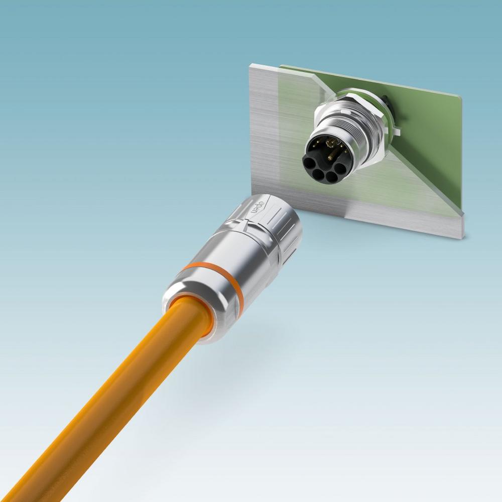 M23-Hybrid-Gerätesteckverbinder für Wellenlötprozesse