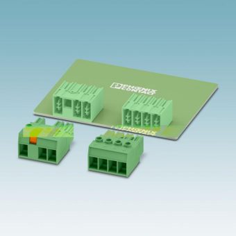 Berührgeschützte Leiterplatten-Steckverbinder mit Schraubanschluss