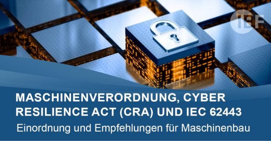 Maschinenverordnung, Cyber Resilience Act (CRA) und IEC 62443