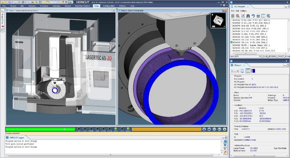 NEU: VERICUT simuliert jetzt auch additive Verfahren