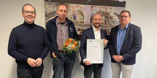 IHK-Ehrenurkunde für SAXONIA