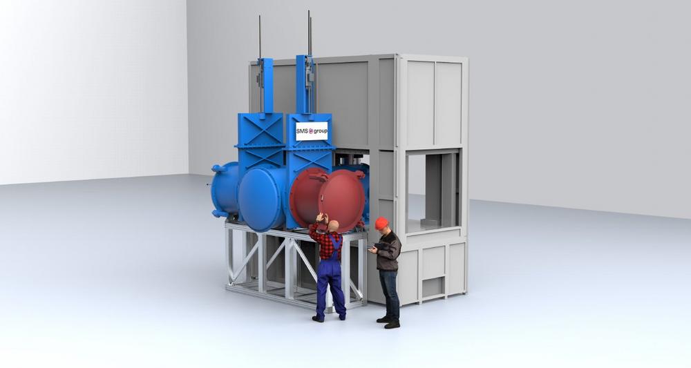 SMS group liefert Hightech-Modul zum Isothermschmieden an das IFUM der Leibniz Universität Hannover