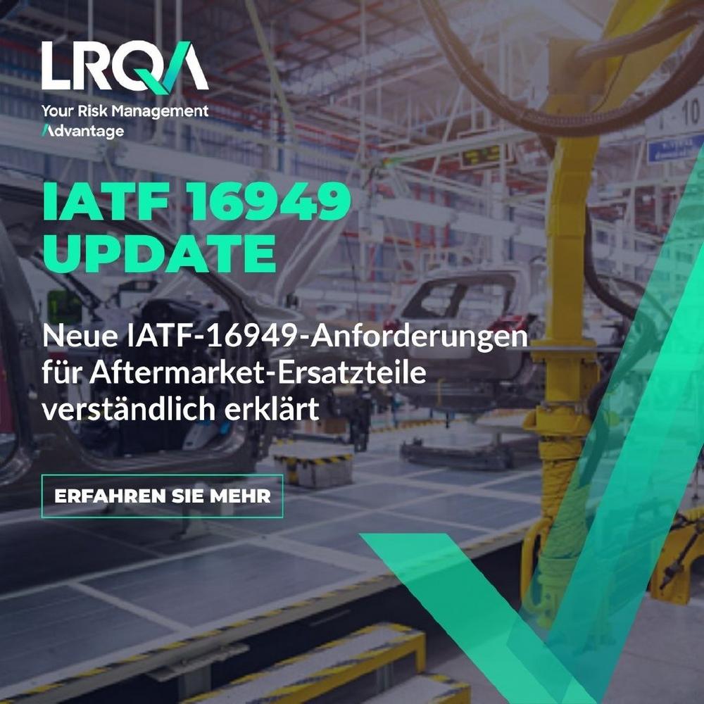 IATF 16949-Update: Aftermarket-Ersatzteile in den Geltungsbereich aufgenommen