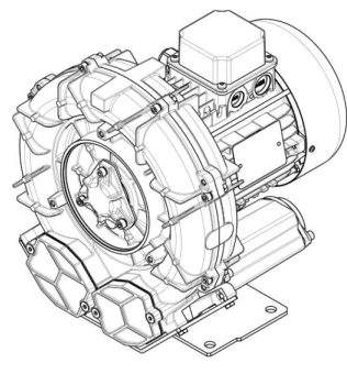 E04‑MS‑MOR – 0,75 kW für kompakte und effiziente Luftprozesse