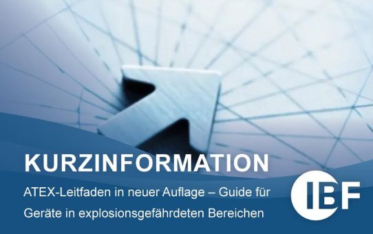 ATEX-Leitfaden in neuer 6. Auflage verfügbar