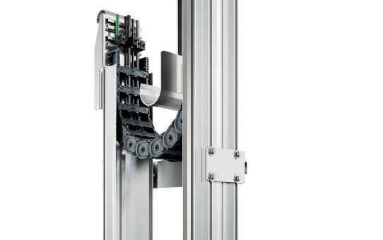 Vertical Guide von TSUBAKI KABELSCHLEPP für die Intralogistik