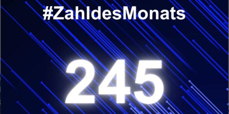 #ZahldesMonats: 245