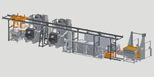 Neue WMV-Strahlanlage mit Wechseltrommel