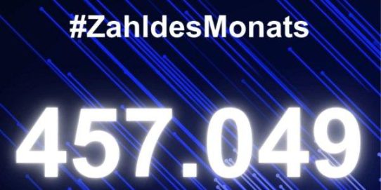 #ZahldesMonats: 457.049