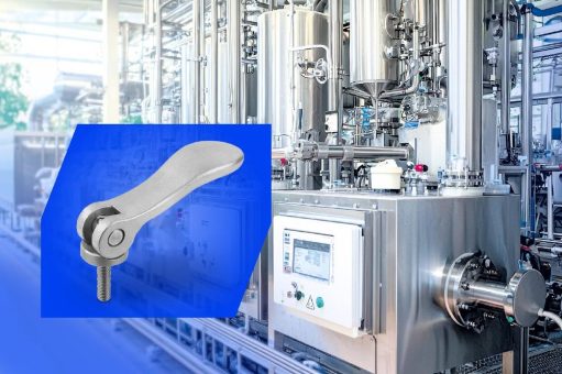 Exzenterhebel aus Edelstahl A4 erweitern das KIPP-Portfolio