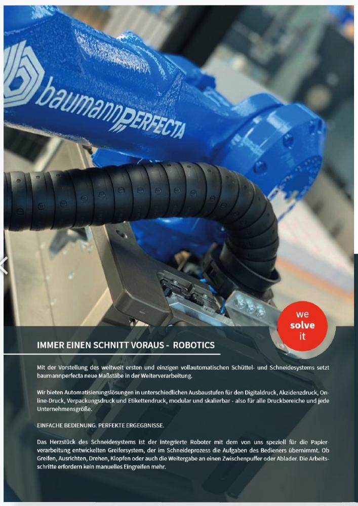 Solvesta Beteiligungs GmbH übernimmt PERFECTA Schneidemaschinenwerk in Bautzen