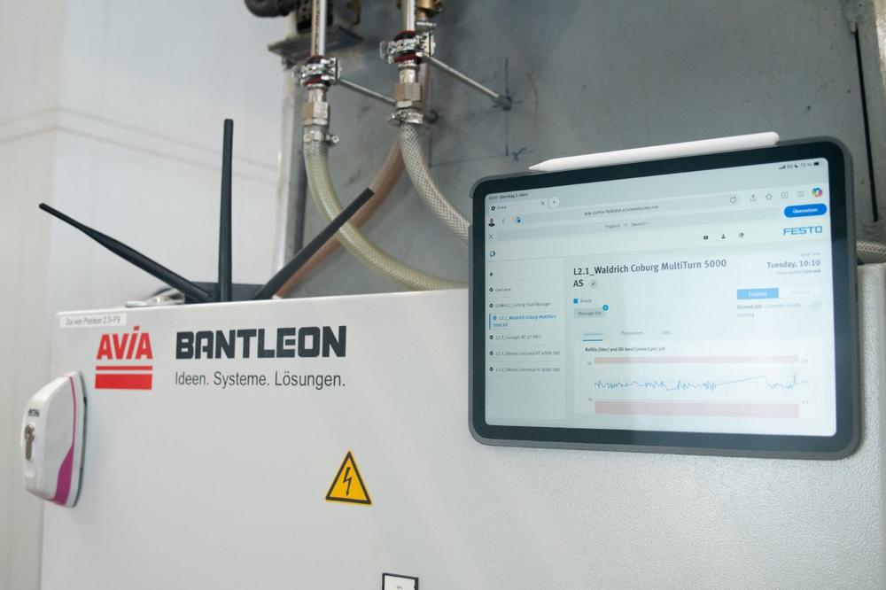 BANTLEON und FESTO entwickeln automatisiertes Fluidmanagement