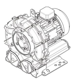 FPZ e5MSMOR 3 kW für Umwelttechnik, Kläranlage und Förderaufgaben