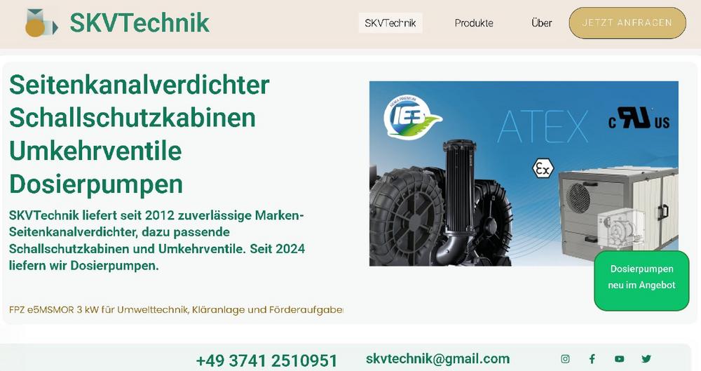 Seitenkanalverdichter im Dauerbetrieb – zuverlässige Lufttechnik für industrielle Prozesse