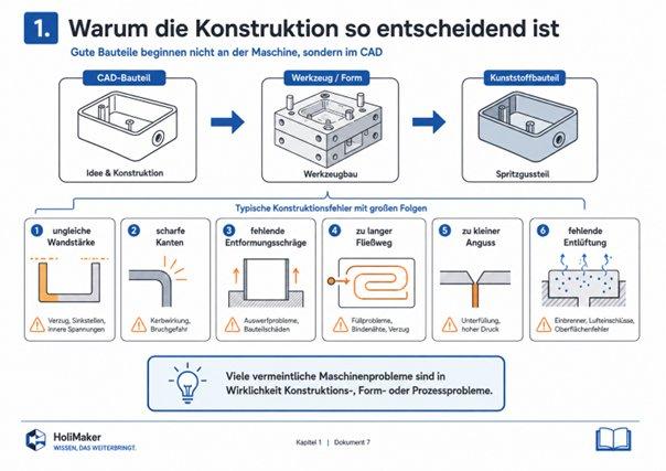 Erfahrungsschatz Manueller Spritzguss: Praxiswissen für spritzgussnahe Produktentwicklung