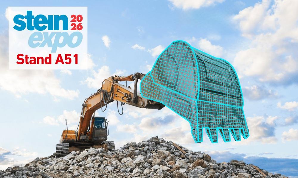 PFREUNDT auf der steinexpo 2026: Größerer Stand, digitale Prozesslösungen und die neue Baggerwaage als Messehighlight