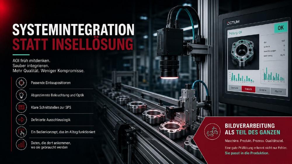 Systemintegration statt Insellösung: Bildverarbeitung von Anfang an mitplanen