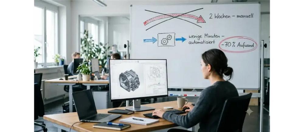CAD-Automation: Warum jede Sonderausführung Ihre Konstruktion zwei Wochen kostet
