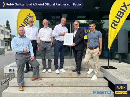 Rubix Switzerland wird offizieller Partner vom Automatisierungsexperten Festo