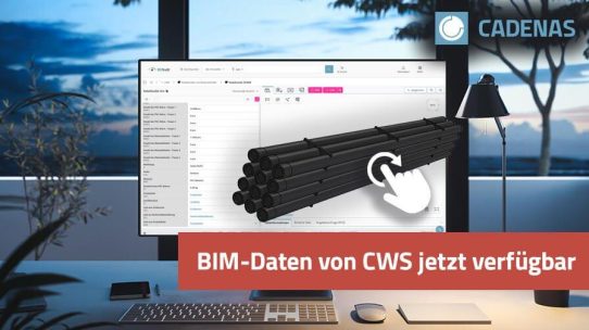 CWS präsentiert BIM-Katalog powered by CADENAS