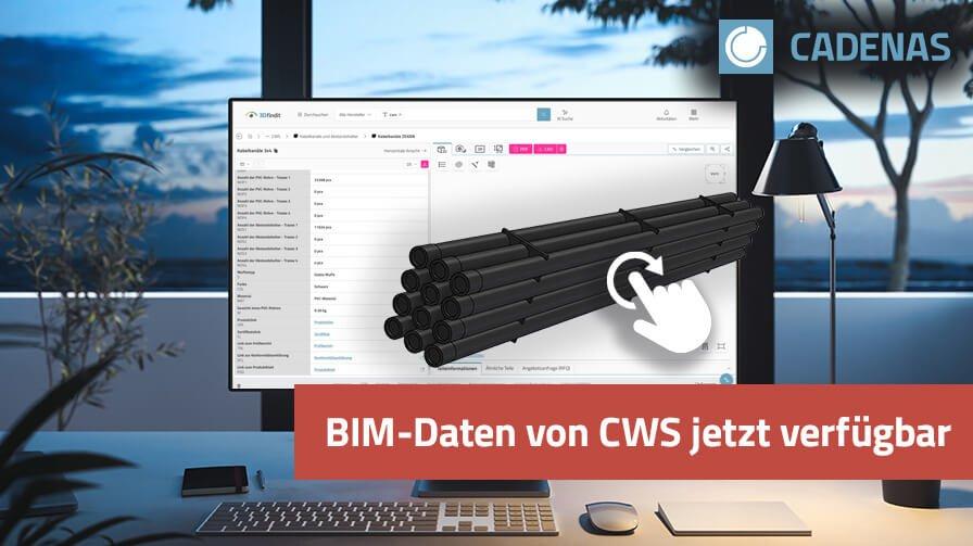 CWS präsentiert BIM-Katalog powered by CADENAS