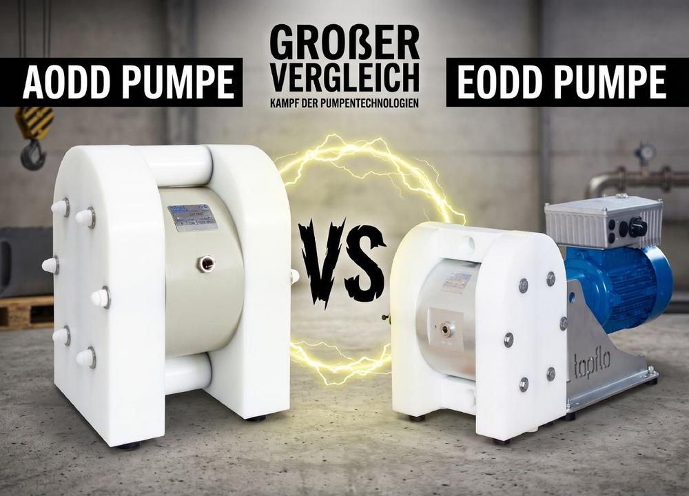 Druckluftmembranpumpe oder elektrische Membranpumpe? AODD und EODD im Vergleich: Energiebedarf, Förderdruck, Regelung und Explosionsschutz