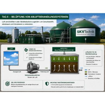 Seitenkanalverdichter versorgen Biofilter mit Prozessluft