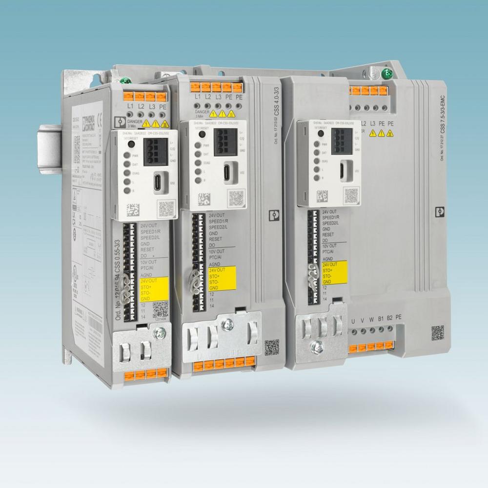 Drehzahlstarter für Motoren bis 7,5 kW jetzt mit steckbarem Netzwerkmodul für IO-Link