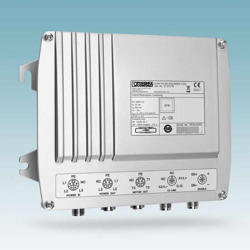 Hybridmotorstarter in Schutzart IP67: Langlebige Motorsteuerung für die dezentrale Automation