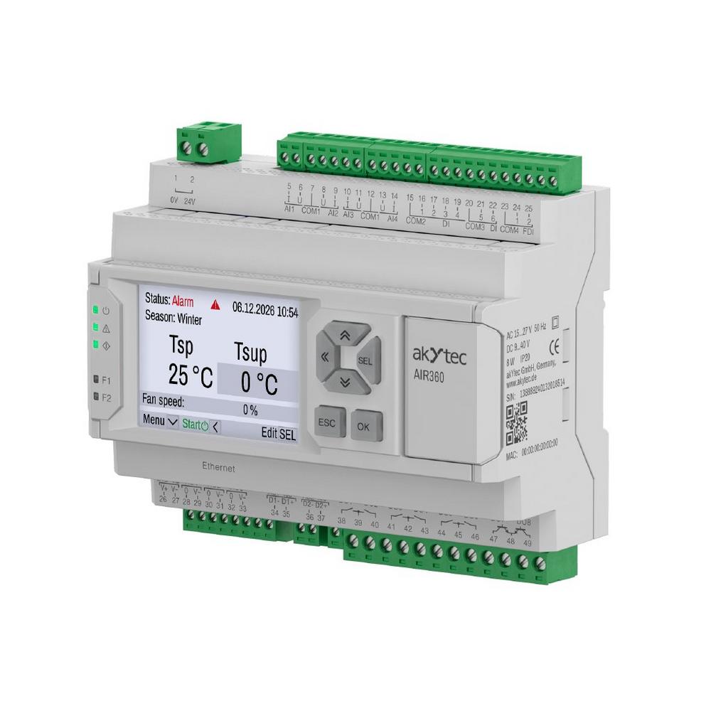 Universeller Lüftungscontroller AIR360 von akYtec