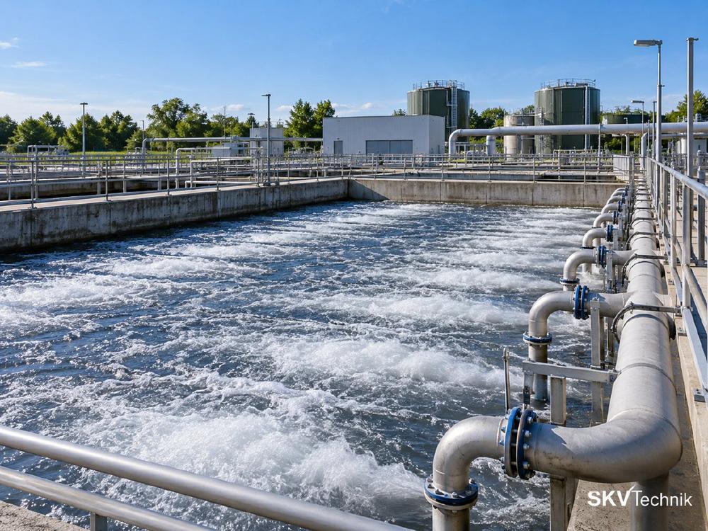 SKVTechnik zeigt, wie Seitenkanalverdichter die Abwasseraufbereitung unterstützen